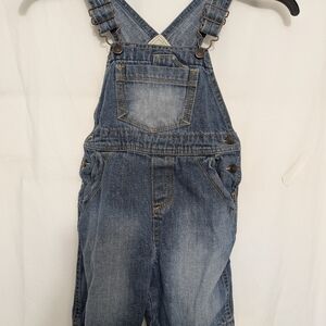 OshKosh Genuine Kids Denim Short Overalls 3T